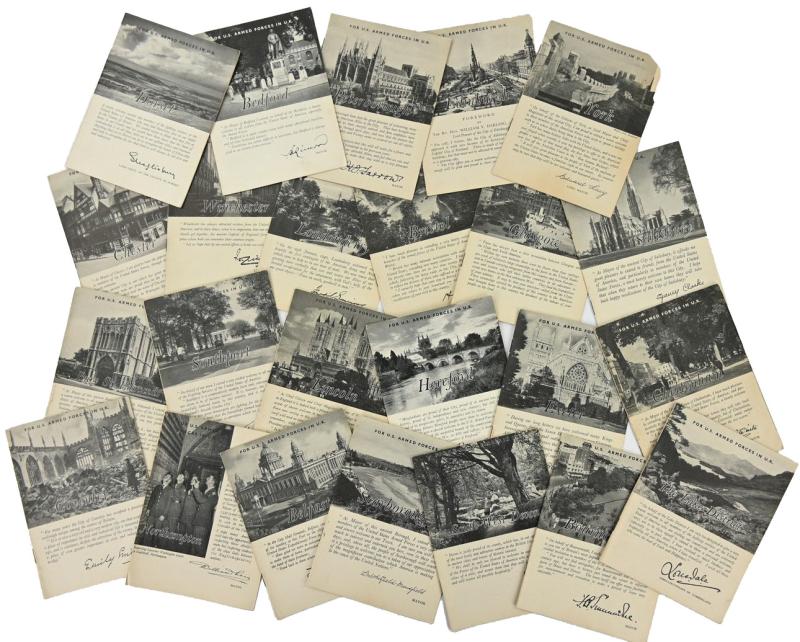 US WW2 British City Guides for the US Armed Forces