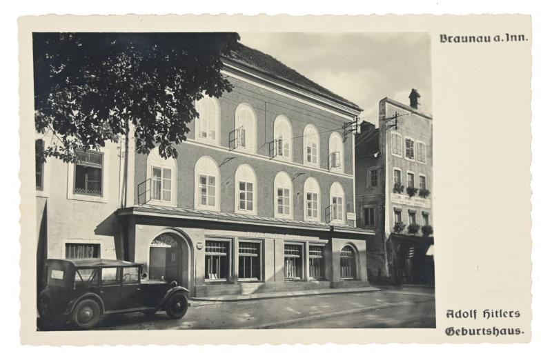 German Third Reich Postcard Adolf Hitler's Birthplace