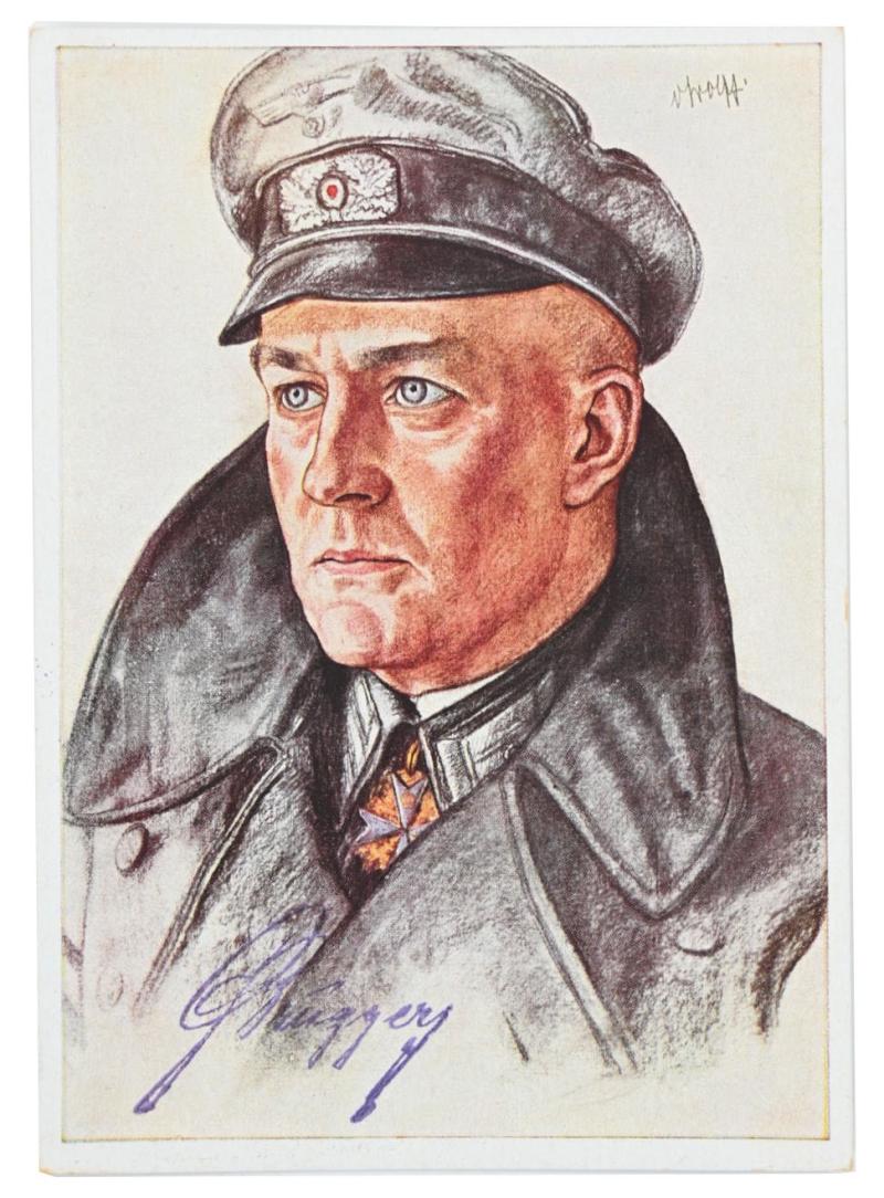 German Willrich Postcard 'Regimentskommandeur'