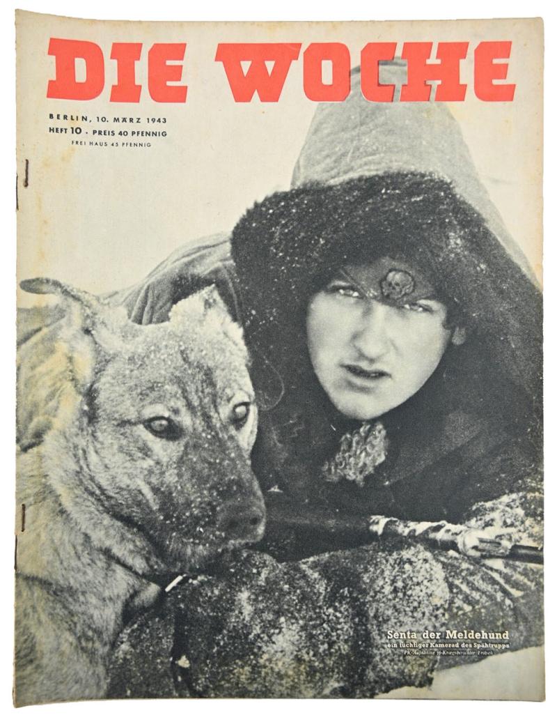 German Third Reich Magazine 'Die Woche' 1943