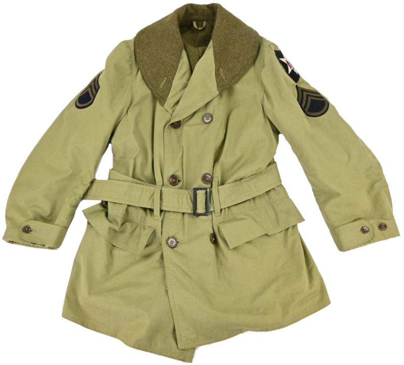 US WW2 2nd Infantry Division Makinaw Officer Coat