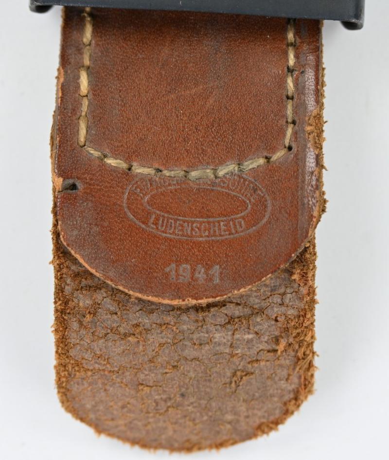 German LW Beltbuckle with Tab 'Assmann 1941'
