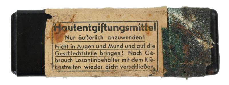 German WH Hautentgiftungsmittel container 1942