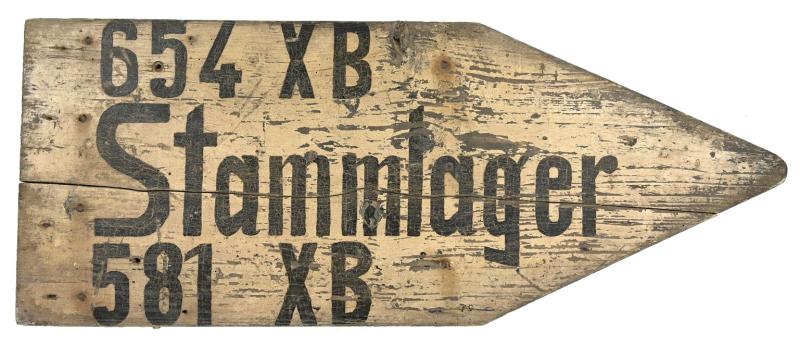 German Stalag XB Roadsign 'Lager Sandbostel'