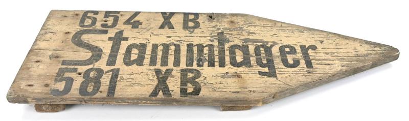 German Stalag XB Roadsign 'Lager Sandbostel'