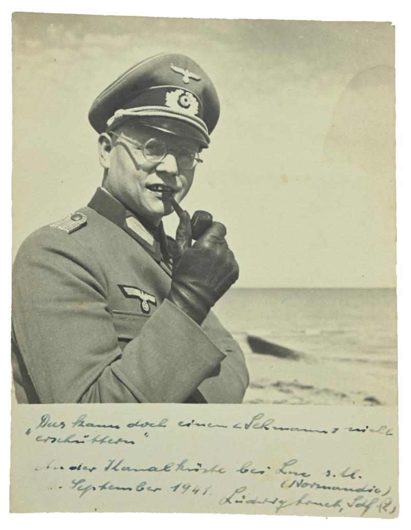German WH Officer Picture 'Normandy'