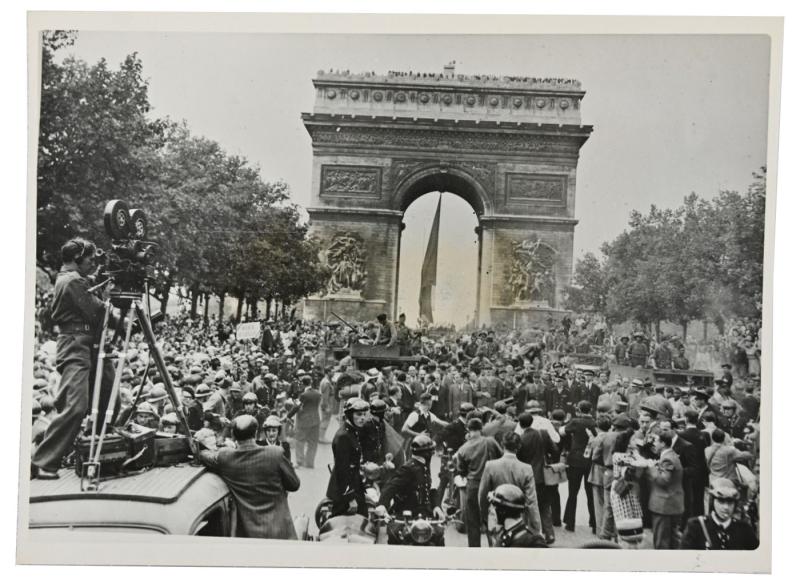 Allied WW2 Press Photo 'Liberation of Paris'
