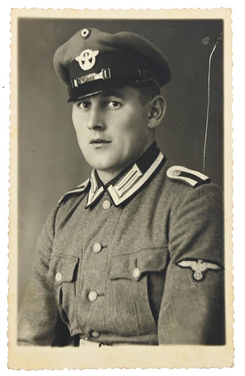 German SS Police Portrait Picture