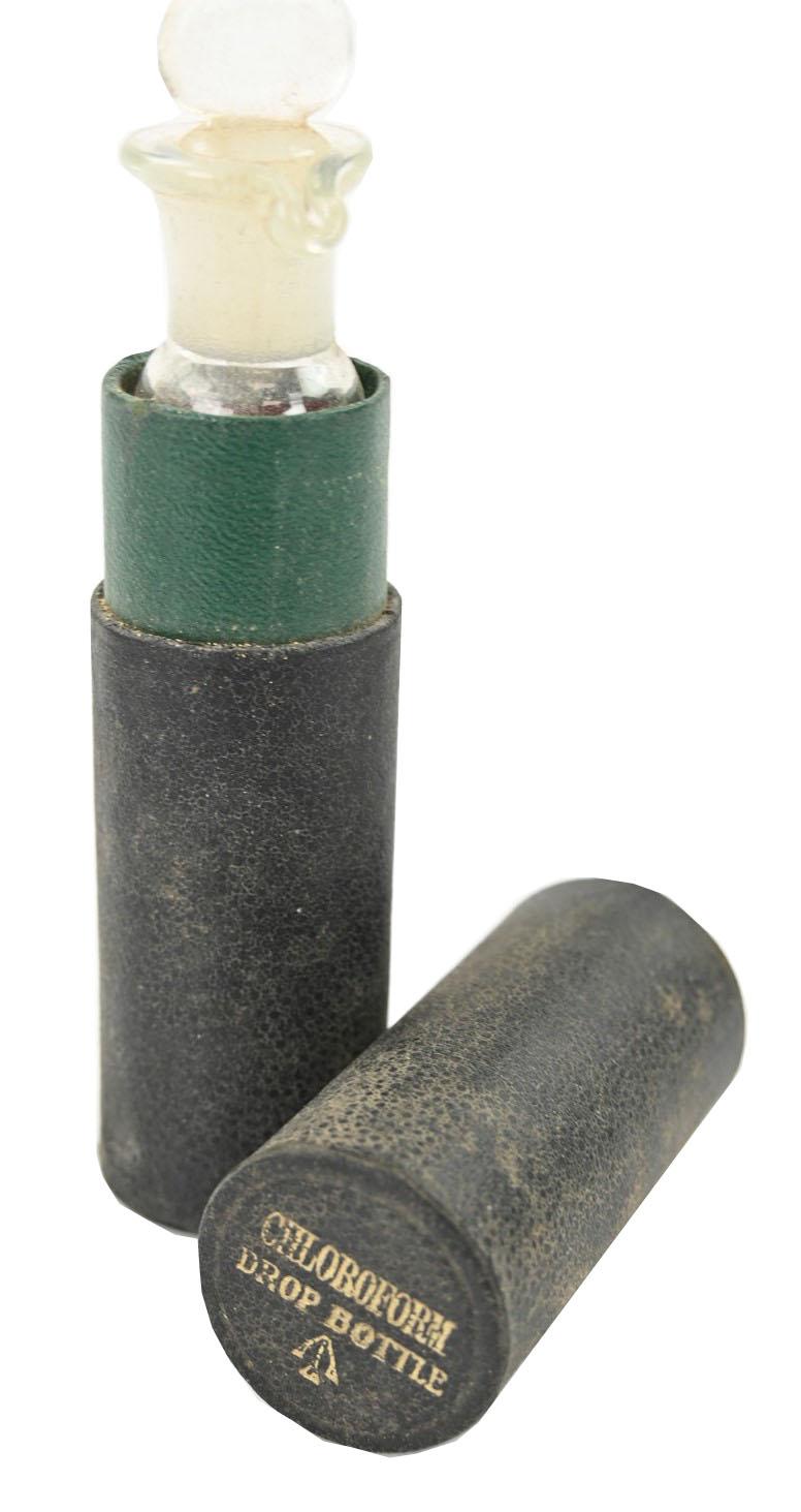 British WW2 Medical Chloroform Tube Set