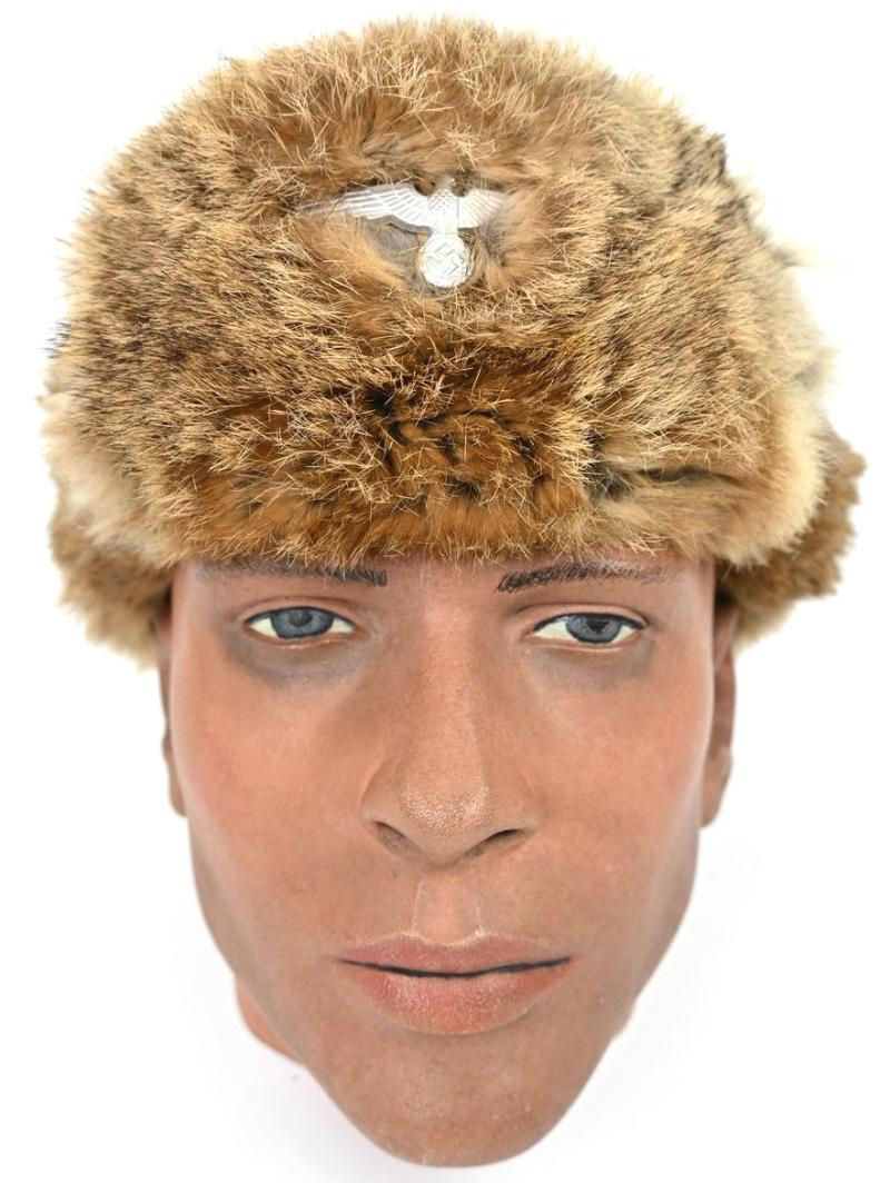 German WH Winter Cap Pelzmutze