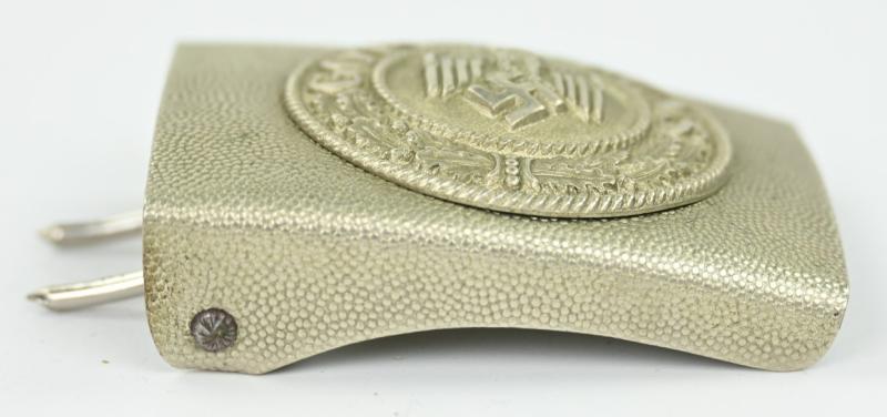 German WH Nickle-Silver Beltbuckle 'Left facing eagle'