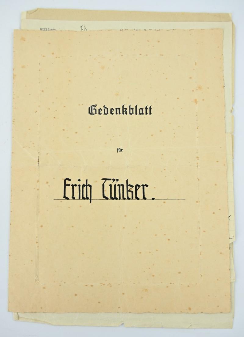 German WH Deatch Certificates and Documents G.R.266