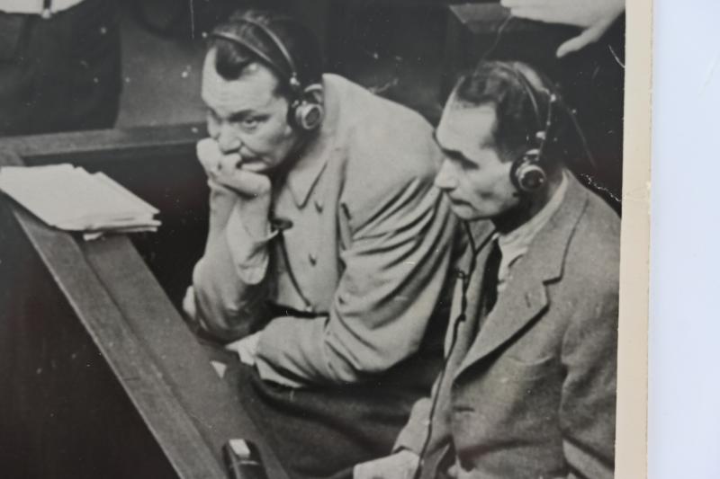 Allied Nuremberg War Trails Picture 'Göring and Hess'