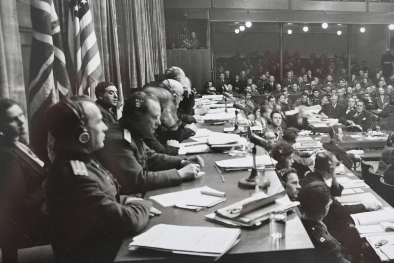 Allied Nuremberg War Trails Press Photo