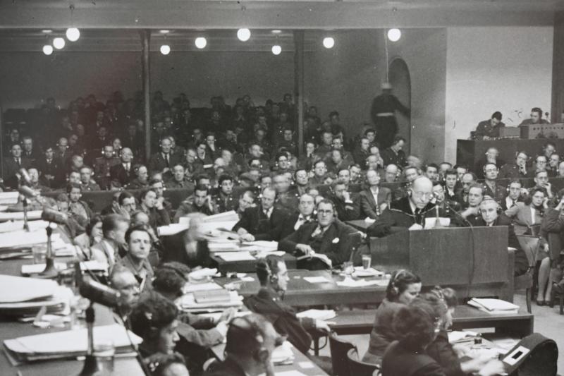 Allied Nuremberg War Trails Press Photo