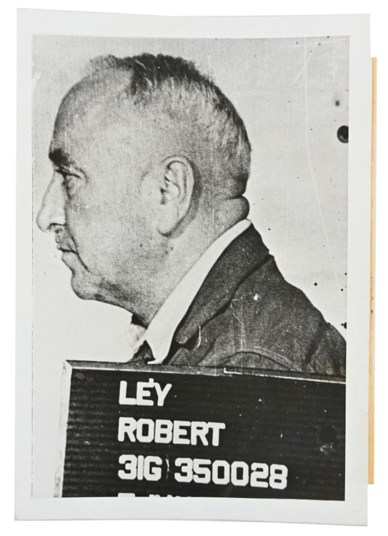 Allied Nuremberg War Trails Mug Shot 'Robert Ley'
