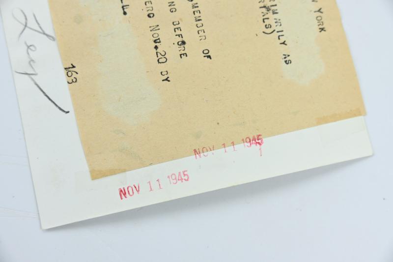 Allied Nuremberg War Trails Mug Shot 'Robert Ley'