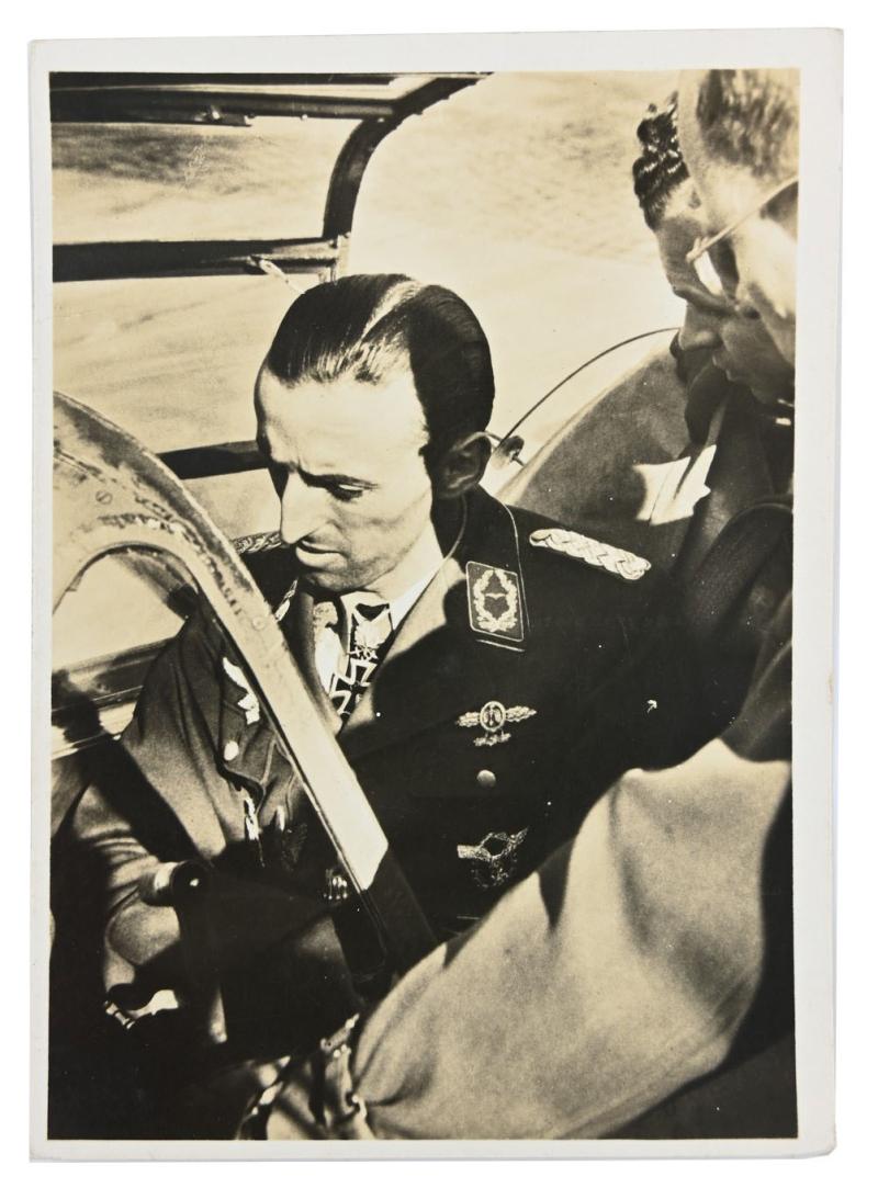 German LW Postcard 'Knight's Cross Recipient Graf'