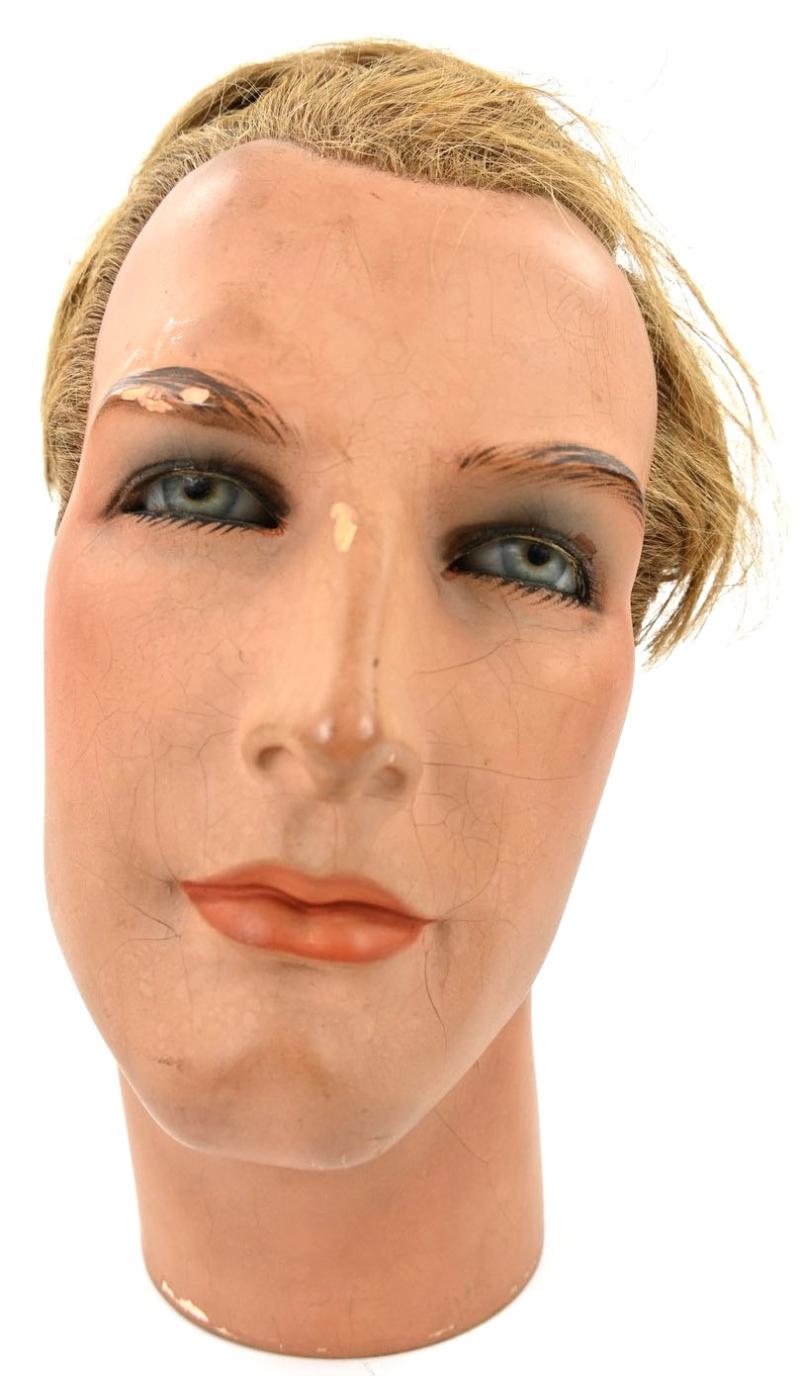 Vintage Male Mannequin Head