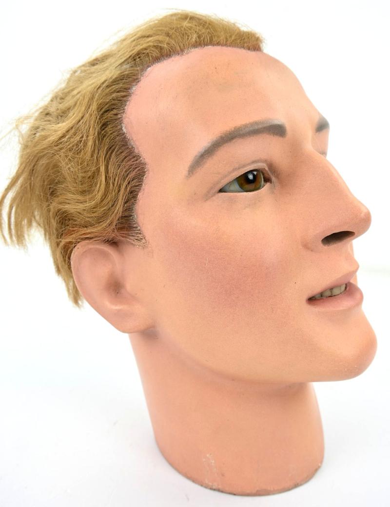 Vintage Male Mannequin Head