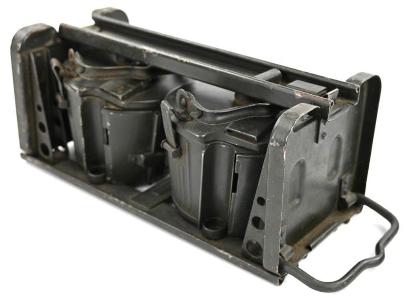 German WH MG34 Ammo Drum Set with Carrying Frame