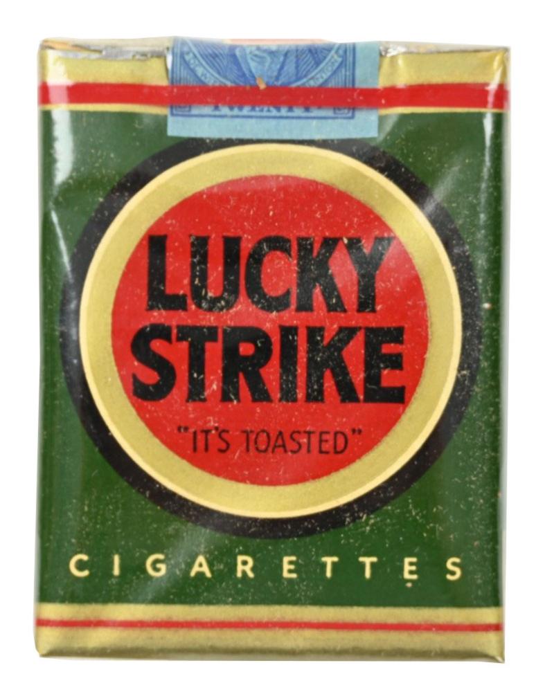 US WW2 Package of Lucky Strike Cigarets
