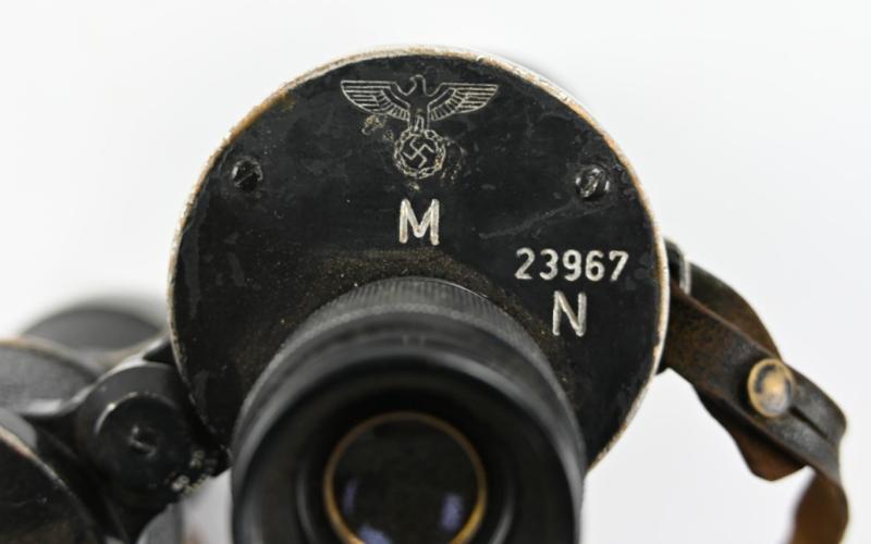 German KM Cased 'Nordsee' marked 7x50 Binoculars