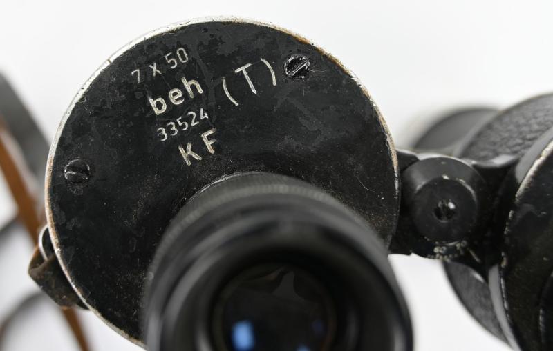 German KM Cased 'Nordsee' marked 7x50 Binoculars