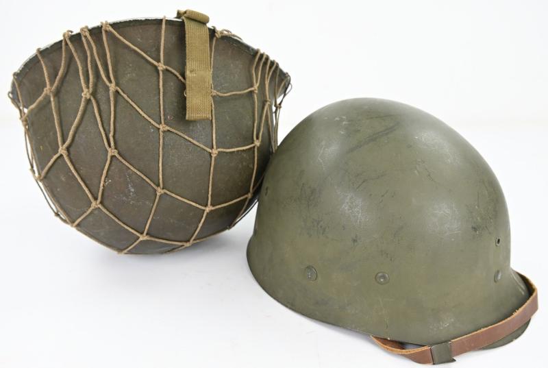US WW2 M1 Combat Helmet with Helmet Net