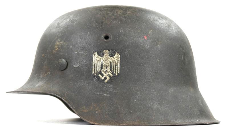 German WH M42 SD Combat Helmet 'Swastika'