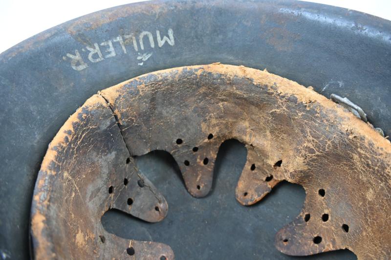 German WH M42 SD Combat Helmet 'Swastika'