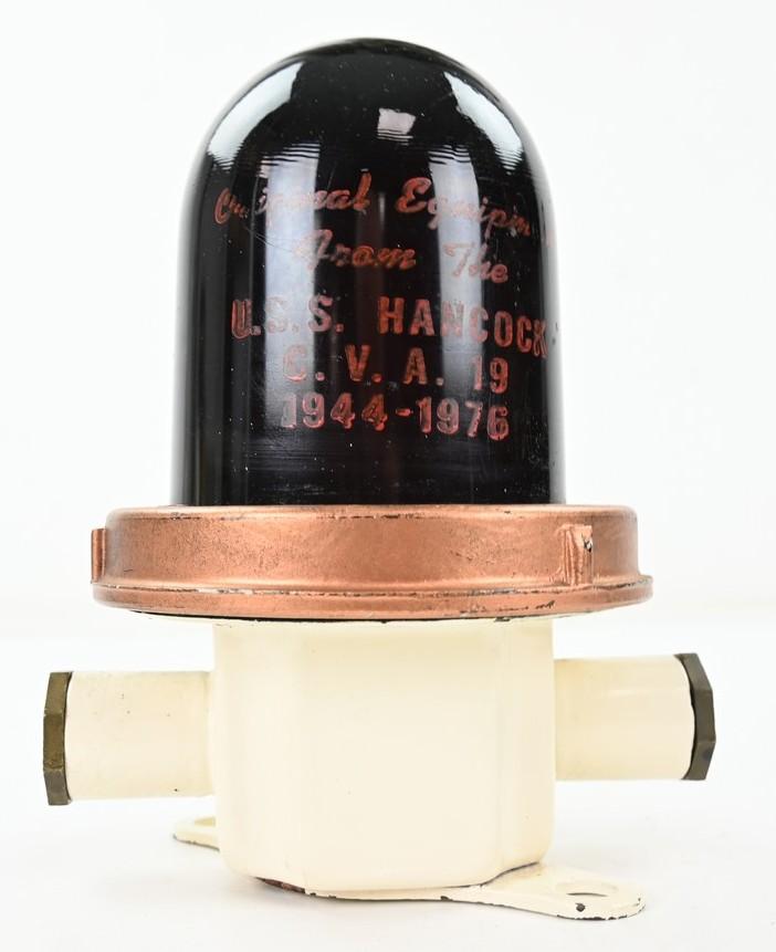 US Navy Distress Light Aircraft Carrier U.S.S. Hancock