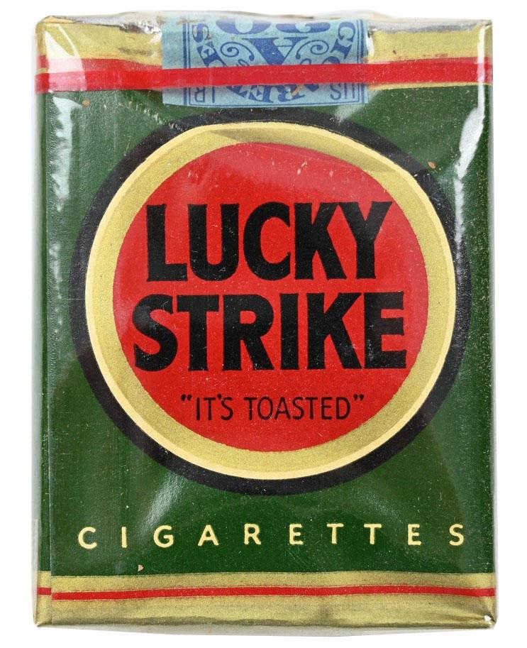 US WW2 Package of Lucky Strike Cigarets
