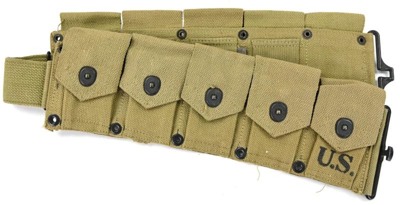 US WW2 M1 Garand Ammo Belt 1943