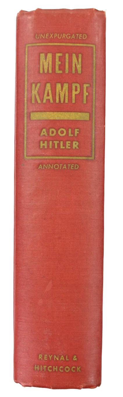 American WW2  Adolf Hitler Mein Kampf Book