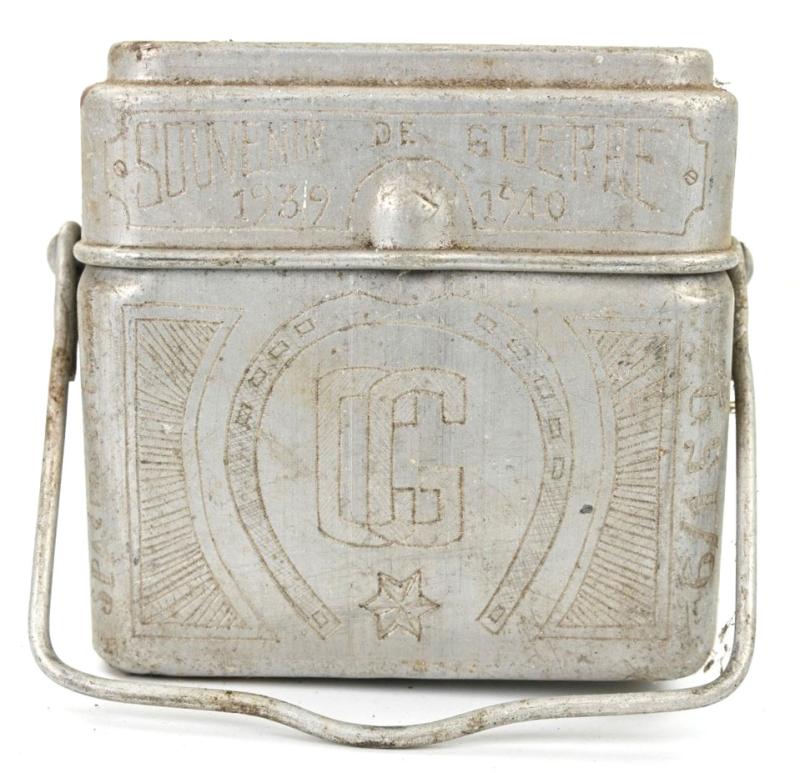 French WW2 POW Marked Canteen