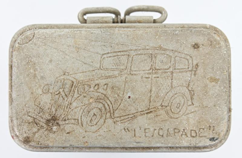 French WW2 POW Marked Canteen