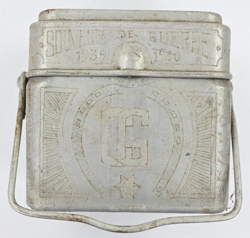 French WW2 POW Marked Canteen