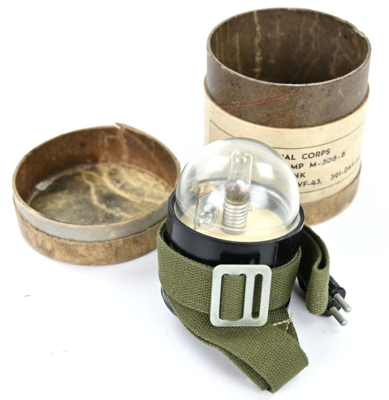 US WW2 Dinghy Signal Lamp M-308-B