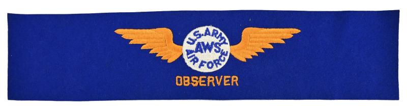 USAAF WW2 Observer Armband