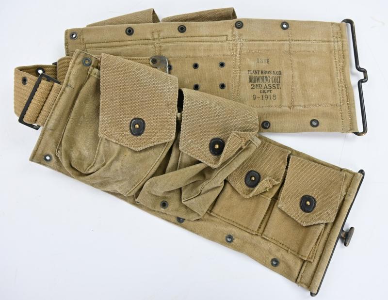 US WW1 BAR Assitent Belt (Browning Automatic Rifle)