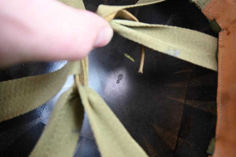 US WW2 M1 Fixed Bale Combat Helmet