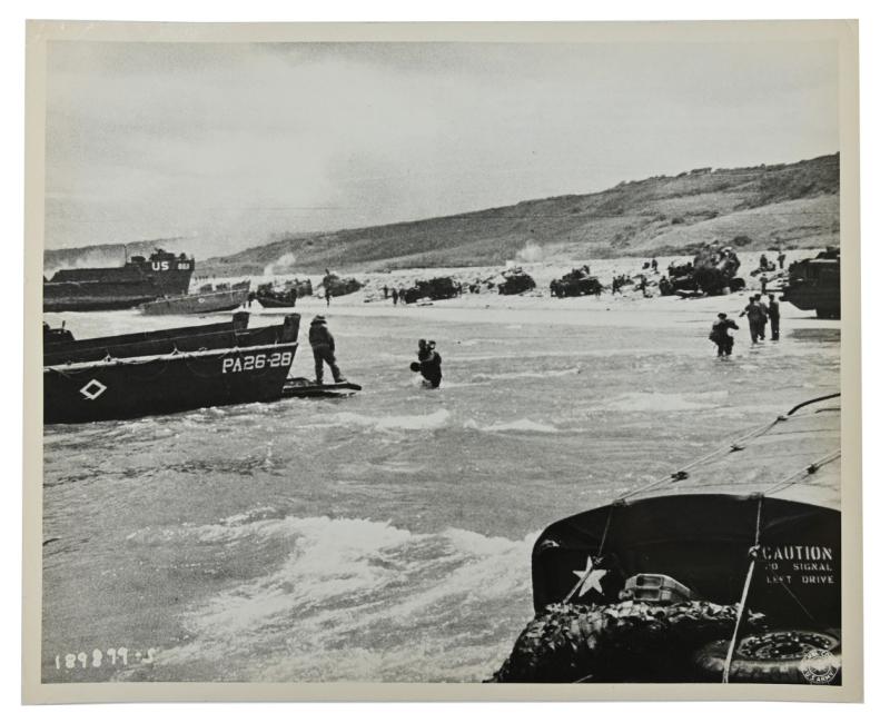 US WW2 D-Day Press Photo 6 June 1944