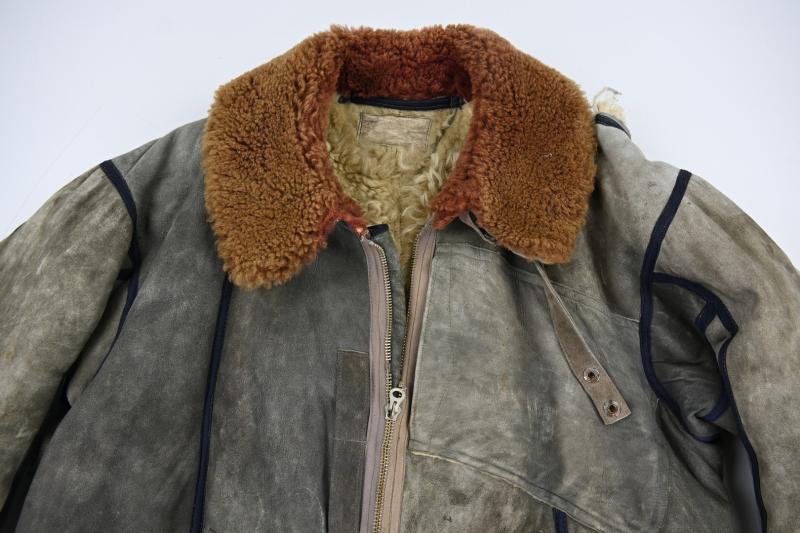 German LW suede winter 'Channel' flying jacket