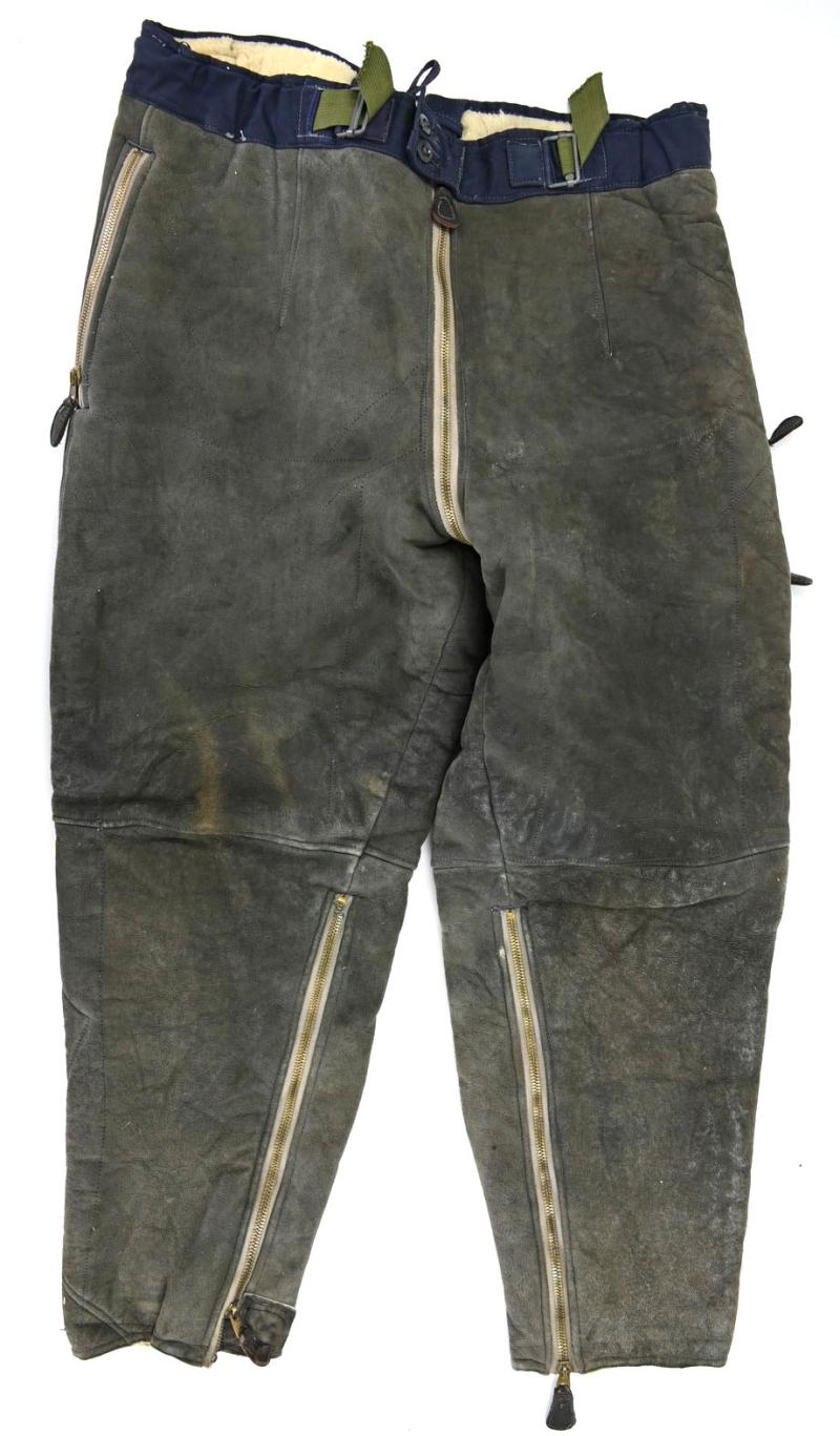 German LW Suede 'Channel' Trousers