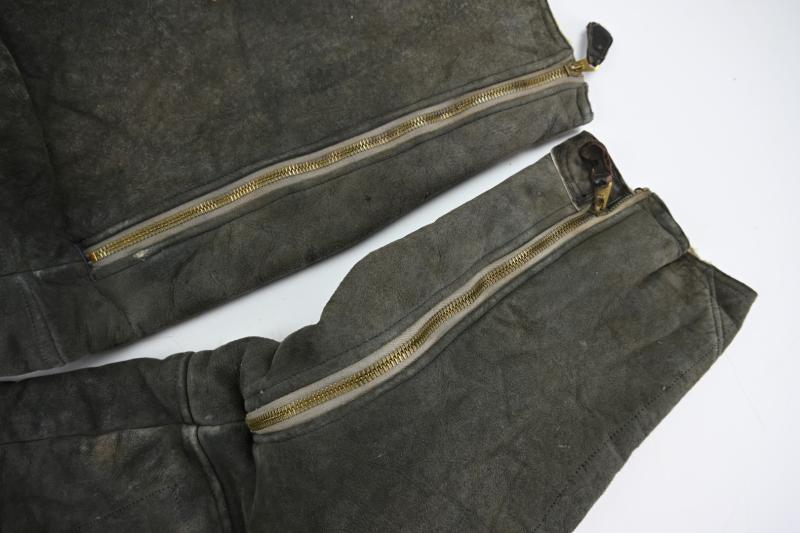 German LW Suede 'Channel' Trousers