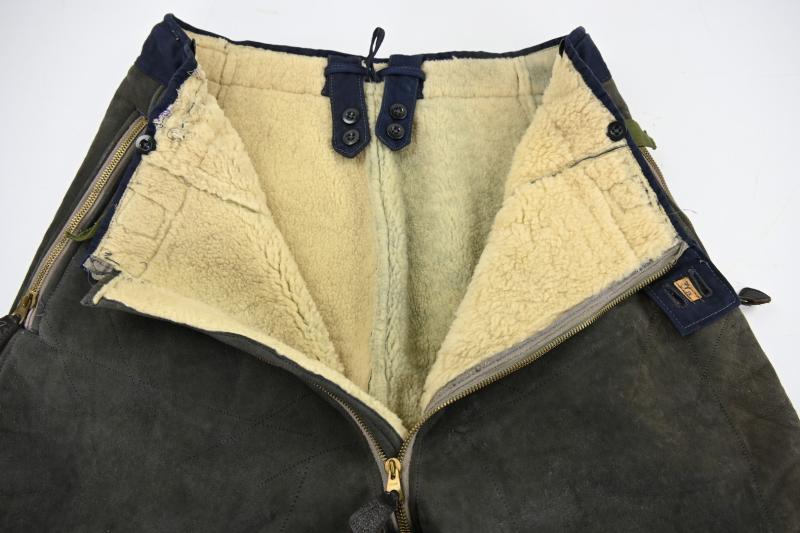 German LW Suede 'Channel' Trousers