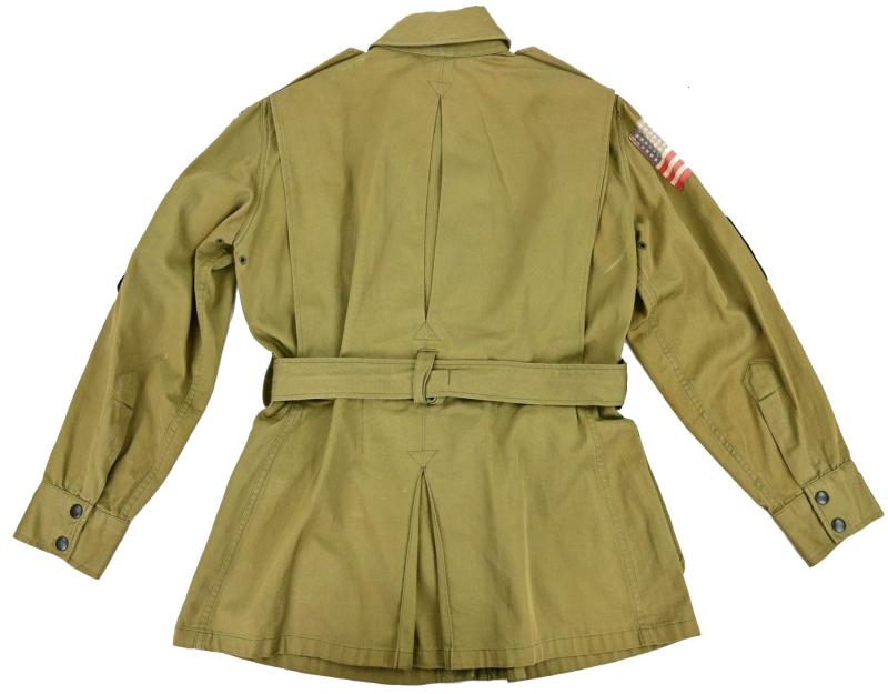 US WW2 82nd Airborne M42 Jumpjacket with Armflag