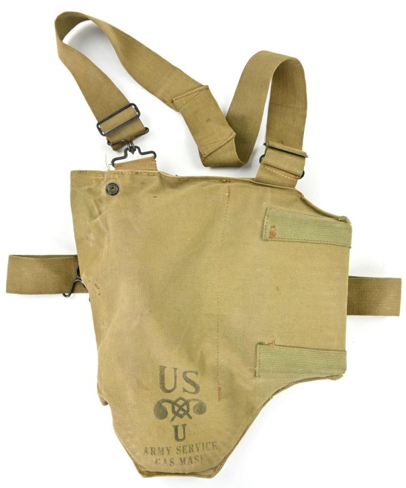 US WW2 MIVA 1 Army Service Gasmask in Carrying Pouch