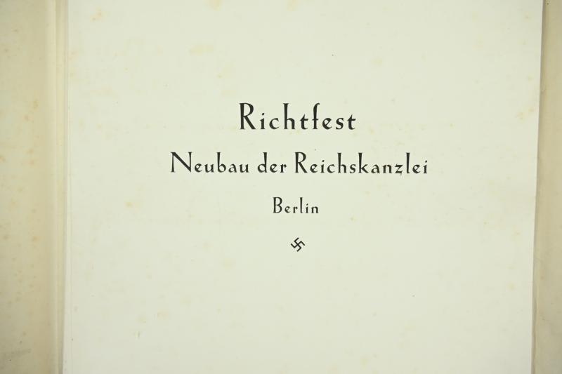 German Third Reich Richtfest 'Neubau der Reichskanzlei'